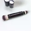 Sourceau de maquillage de teint à double extrémité rétractable - The Powder Concealer Beauty Cosmetics Brush Blender Tools