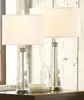 Nordic Crystal Decorative Table Lamps Camera da letto Castelli creativi Tessuto Desk Lampada da tavolo Soggiorno Studio Luci di moda LR001