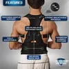 Correcteur de Posture réglable pour le dos, thérapie magnétique, correcteur de Posture, orthèse d'épaule, ceinture de soutien, sans affaissement8846977