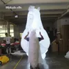 Lighting Inflatable Horse Costume 3m Adult Controlled Walking Blow Up Animal Mascot LED Horse Suit For Circus Parade Show