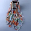 Fashion - Szalik Jedwabny Druk Matki Dnia Fit Wiosna Letnie Akcesoria Prezent Dla Joker More Wysokiej Jakości Dziewczyna Szalik Scarf Scarf Scarf 160x50 CM