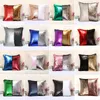 16Inch Ny Diy Mermaid Sequin Cushion Cover Magical Throw Pillowcase Färgglada Ändra reversibel kuddefodral för heminredning DH0418