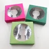 Cils de vison de 25 mm cils dramatiques avec clignotant petite boîte carrée bande de marque privée personnalisée vendeur de cils doux