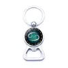 12 Constell Keychains Sign Beer Bottle Opener Key Chain Ring Keychain Fashion Accessories Drop Ship 340115