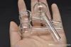 wholesale Great Pyrex Thick Clear Glass Oil Burner pipes Clear Glass Tube Oil Burning Pipe hand somking pipes dry herb pipes free shipping