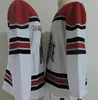 사용자 정의 남성 오하이오 주 PUCKEYES HOCKEY JERSEYS BIG TET STITCHED RED 화이트 모든 번호 이름 3 SASHA LAROCQUE 26 MASON JOBST 7 WYATT EGE