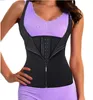 Verstelbare Schouderriem Taille Trainer Vest Corset Vrouwen Rits Haak Body Shaper Taille Cincher Tummy Controle Afslanken Shapewear2429