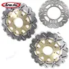 Arashi para Kawasaki Z750 2007 - 2012 Front Brake Traseira Rotores Disk Disc Kit Motorcycle Acessórios 2008 2009 2011 2011 Z750R Versys 1000