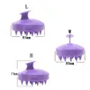 الجملة 5 ألوان سيليكون النساء الشعر تدليك فرشاة حمام رئيس تدليك لينة مشط المحمولة كلب إزالة الشعر فرشاة DH0640