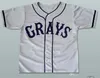 20 Josh Gibson Jersey Homestead Grays Negro League Película Béisbol Jersey Hombres Gris Rápido Envío gratis