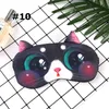 3D Sleep Eye Mask Eyeshade Cover Cute Cat Dog Ombra Natural Sleeping Masks Eye Patch Donna Uomo Soft Portable Blindfold Travel Eyepatch