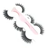 YENI 3 Pairs / Set Mix Stilleri 3D Vizon Kirpikler Doğal Yumuşak Yanlış Göz Kirpikler Paketi Seti Kirpikli Fake Kirpik Uzatma Tweeerer Aplikatör Makyaj Aracı Kiti