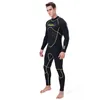 Männer Frauen Thermo-Neoprenanzüge Ganzanzug Ärmel 3 mm Neopren Jugendliche Erwachsene Tauchen Schwimmen Schnorcheln Surfen Scuba Overall Warme Badebekleidung