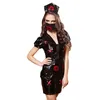 Nieuwe Collectie Vrouwen Zwarte Verpleegster Cosplay Kostuums Erotische Verleiding Rollenspel Games Outfit Sexy Kleding Verpleegster Erotische Costumes337S