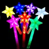 LED pięcioramienna gwiazda pałeczka fluorescencyjna elektroniczna lampa fluorescencyjna powinna wspierać nocną świecącą diodę LED zabawkę kreatywny prezent koncert magiczna różdżka