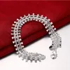 Regalo di Natale 925 Set di braccialette per collana placcata in argento sterling DMSS042 VENDITA BULK BEGIE BRIDA