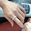 S925 Sterling silver Horse eye stone Ladies' rings Twinkle Betrothal propose Superior quality High technology wedding ring Dance party