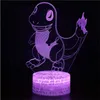 18 patronen 3D illusie dinosaurus led kleuren touch afstandsbediening dier licht op gloed in het donkere kinderen speelgoed kerst jongens cadeau