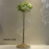 Nowy styl Wedding Party Stage Decoration Filary z stołem akrylowym Top Chandelier Centerpieces BEST0854