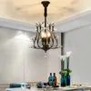 Moderne zwarte gouden arming opknoping hanglampen creatieve ijzeren lamp elegante hanger voor huis binnenverlichting Nieuwjaar decoraties