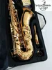 saxofone de tenor de ouro profissional