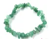 2019 Vendita calda Donna Pietra naturale Sette colori Ghiaia Bracciale in cristallo naturale Bracciale elastico Miscelazione multicolore 20 pz/lotto