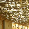 Hotell Maple Leaf Chandelier Belysning Konst Dekorativ Modernt Hand Blåst Glas Hängsmycke Belysning Anpassad Hotell Projekt Ljus Heminredning