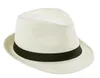 파나마 밀짚 모자 Fedora 소프트 패션 남성 여성 인용 가슴 모자 6 색 선택 10pcs lot188g