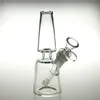 7 Inch Glass Water Bongs Dab Rig with Hookah 14mm Female Downstem Male Bowl Thick Recycler Beaker Bong for Smoking