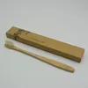 Doğal Bambu Kolu Diş Fırçası Gökkuşağı Renkli Beyazlatma Yumuşak Kıllar Bambu Diş Fırçası Çevre Dostu Ağız Bakımı DLH094
