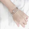 product Double nail Bracelet Domineering personality and fashion neutral brand trend hip hop street style sh8470009