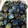 Labradorite naturelle Inquiétude pierre en cristal dégagé le quartz de lune de lune minéraux polis guérison des palmiers pour décoration cadeau8383169