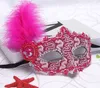 Masquerade Cap e Máscara de Pedaço de Veneza Veneza Princesa Máscara Festival Festa Palco Desempenho Adereços Y023