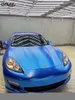 Premium Pearl Matte Metallic Deep Sea Blue Vinyl Roll Car Wrap Foil con pellicola autoadesiva a rilascio di canali d'aria