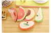 Fruit shaped memo pad Red Apple green pear Fruit Note Paper/Memo Pad sticker notepads