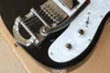 カスタムブラックカラーエレクトリックギター/2017新しいTLS良いサウンドギター送料無料