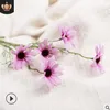 5 têtes/branche artificielle Dasiy fleurs soie fausses fleurs étamine décorative petite marguerite pour mariage tenant des fleurs décoration de la maison GB144