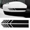 2Pcs/set Car Styling Rear View Mirror Stickers Personalized Scratch Reflective Decoration Motorcycle Stickers Auto Accessories