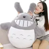 Kawaii miękkie Jumbo Totoro pluszowa zabawka Giant Anime Totoro lalki Cartoon wypchana poduszka dla dzieci przyjaciel prezent DY50595