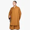 Мужские спортивные костюмы Специальные тачины брюки костюма монахи длинная одежда стандартная одежда Архат Шаолин Буддийский монаш Бет