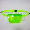 50pcs 30cmx15cmx9cm Nya kvinnor PVC-gelé Transparent Fanny Packs Summer Beach Vattentät midjepåse Axel Zipper Väskor