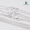 50 pcs price of the factory! Wholesale 925 1mm sterling silver chain length of 16-24 inches of men's jewelry2495377