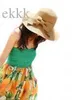 Fashion-Wholesale-New Summer Style Femmes Pliant Summer Beach UV Cap Large BrimFloppy Straw Sun Hat -5