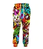 Groothandel - Nieuwe mode mannen / womens krankzinnige clown posse sweatshirt joggers grappige 3D print Unisex hoodies + broek ZZ021