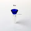 Самые новые продажи стеклянная чаша слайд воронка кусок слайды бонги аксессуары для курения табака 14 мм 18 мм красочные мужские суставы чаши для водопроводных труб бонги