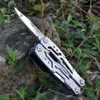 Yeni Açık EDC Gümüş Multitool Cep Katlanır Pense Kamp Araçları Survival Bıçak Çok Aracı Pense Conbination