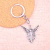 38*37mm papillon ange porte-clés, nouvelle mode à la main en métal porte-clés fête cadeau livraison directe bijoux