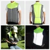 Kleding West Biking Reflecterend Vest Cycling Winddicht Veiligheid Fiets Vest Mouwloze fietsjersey Running Sport Gear Men Damesfiets