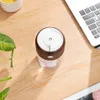 100pcs Fashion 300ML Wood Grain Colorful Cup Humidifier Night Light Air Purification Creative Car Desktop Bedroom Home Portable Humidifiers