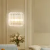 Pós moderna lâmpada de parede cristal personalidade criativa sala estar quarto lâmpada cabeceira minimalista corredor luzes do banheiro